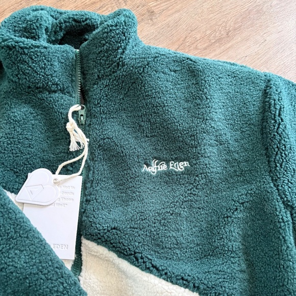 Aelfric Eden Patchwork Sherpa Hoodie - Picture 3 of 5